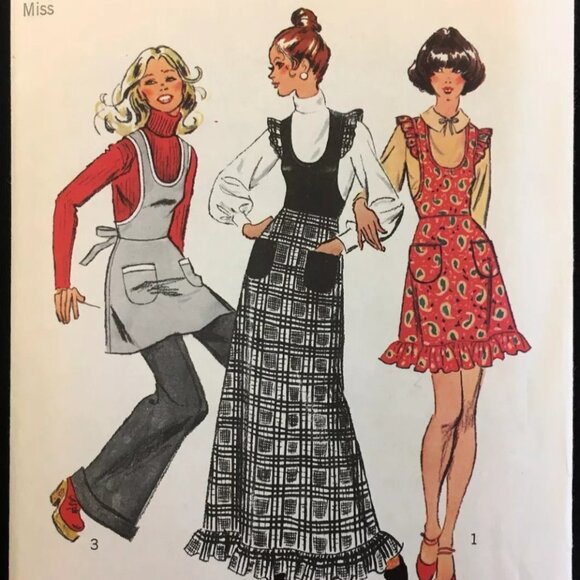 Vintage Simplicity 5807 Misses Jumper Dress or Tunic Misses Size 10 Uncut - Picture 1 of 3